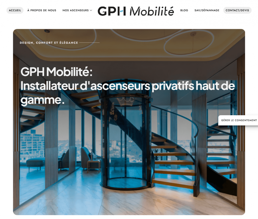 Site internet réalisé