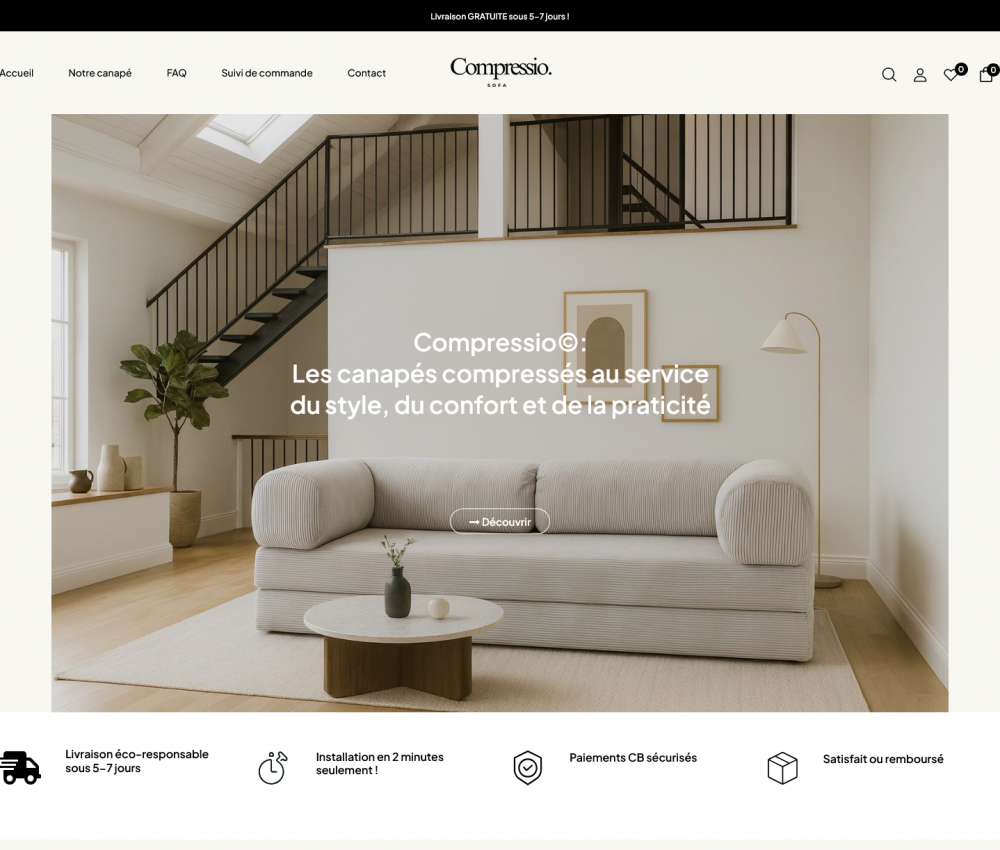 Site internet réalisé