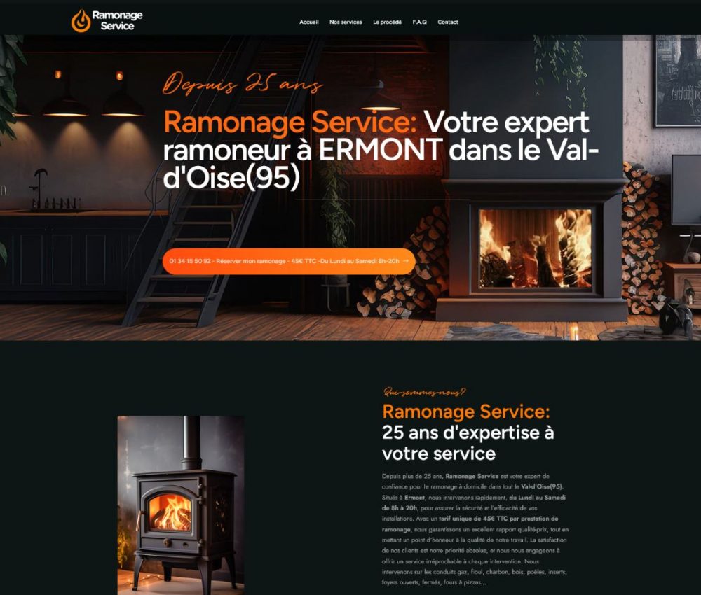Site internet réalisé